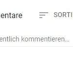 YouTube Kommentare werden nicht angezeigt