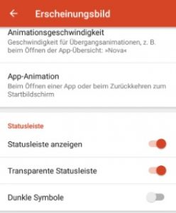 So kannst Du die Statusleiste ausblenden