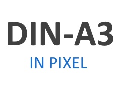 DIN-A3 in Pixel umrechnen