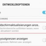 Android Bildschirm flackert