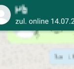 WhatsApp zeigt Online Status nicht an