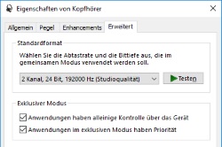 Windows 10 schlechter Sound und Klang
