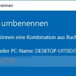 Bluetooth Name durch PC-Namen ändern