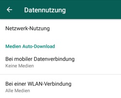 WhatsApp Bilder werden nicht automatisch gespeichert