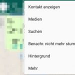 WhatsApp stummschalten aufheben