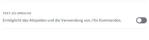 Discord Text zu Sprache deaktivieren