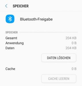 Samsung Galaxy S7 Bluetooth funktioniert nicht