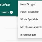 WhatsApp Nachricht an mehrere Personen schicken