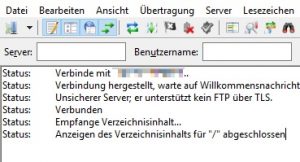 FTP-Server gelöschte Dateien wiederherstellen?