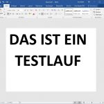 Word: Wort über die ganze Seite anzeigen